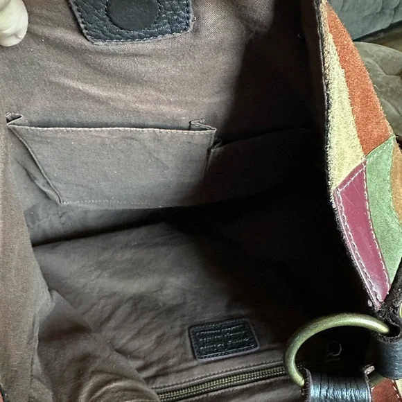 Lucky Brand Chevron Patchwork Leather Bag - Picture 4 of 7